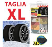 CALZE DA NEVE OMOLOGATE AUTO TAGLIA XL EASY GO PNEUMATICI 275/45R18 275/45/18