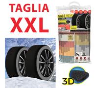 CALZE DA NEVE OMOLOGATE AUTO TAGLIA XXL EASY GO PNEUMATICI 235/60R20 235/60/20