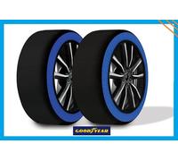 Goodyear Calze da Neve Star Gripper Omologate Italia EN 16662-1:2020 Due Catene da Neve in Tessuto per Auto, Snow Sock Taglia M, per R13 - R19 (Misure per Pneumatici Dettagliate all'Interno)