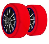 Calze da Neve Omologate Italia EN 16662-1 in Tessuto 3D Taglia M Facili e Veloci da Montare Incrementano l'Efficienza dei Sistemi di Sicurezza Lavabili e Riutilizzabili,Tessuto (M) GRIPX3D