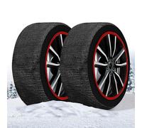 Calze Da Neve Omologate, Modello Super, +50% Resistenza +50% Durata, Per Auto Elettriche SUV 4X4 Camper Caravan Veicoli Commerciali (XXXL)