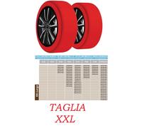 CALZE DA NEVE OMOLOGATE TAGLIA XXL Active Series Ultra Resistenti Modello 3D