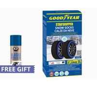 CALZE DA NEVE PER AUTO GOODYEAR OMOLOGATE MISURA XL 295/40R20 + OMAGGIO