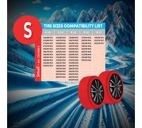 Calze da Neve per Auto, Omologate EN 16662-1 2020 (6 misure disponibili)