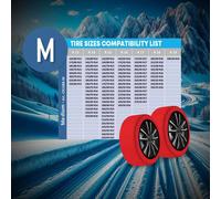 Calze da Neve per Auto, Omologate EN 16662-1 2020 (6 misure disponibili)