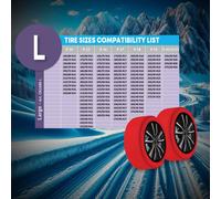 Calze da Neve per Auto, Omologate EN 16662-1 2020 (6 misure disponibili)