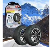 Calze Da Neve per Auto Omologate EN 16662-1-2020 Colore Nero Misura XL Catena