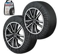 Calze da neve per auto omologate EN16662-1 Taglia M Montaggio rapido 165/80 R14