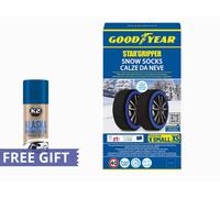 CALZE DA NEVE PER AUTO OMOLOGATE MISURA M 245/35R18 GOODYEAR + OMAGGIO