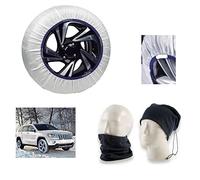 CALZE DA NEVE PER PNEUMATICO 235/50 R19 SPARCO TG XL PER GOMME RUOTE AUTO NEVE E GHIACCIO IN TESSUTO INNOVATIVO E LEGGERO OMOLOGATE