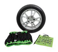 Calze da Neve SoftGrip Gruppo 2 Omologate Catene Auto ABS Montaggio Rapido Cora