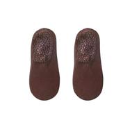 Calze Da Pantofole Scarpe invernali di lana spessa da donna addensare calde calze da camera da letto for la casa pantofole da uomo scaldapiedi antiscivolo calzini da neve regalo di Natale(Brown 2)