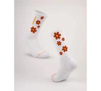 Calze da running Les Frères Chaussettes Fleurs Marron M (39/42)