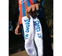 Calze da running Les Frères Chaussettes Ta Gueule Et Cours Bleu S (35/38)