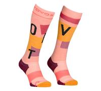 Ortovox Freeride Long - calze da sci - donna 42/44 Pink/Orange woman Fair Wear Foundation,Lana Merino,Prodotto Climaticamente Neutrale