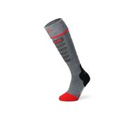 Calze da sci riscaldate LENZ heat sock 5.1 punta slim fit (grigio/rosso) - Misto 39-41