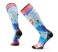 Calze da sci Smartwool Zero Cushion OTC Ski Day Print (Laguna Blue) 46-49
