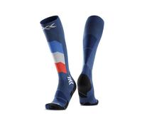 X-Socks - Calze da sci in cachemire - Ski Perform Patriot France OTC France in Pelle - Taglia 45-47 - Blu