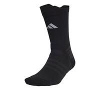 adidas Tennis Cushioned Crew Socks 1 Pair, Calzini Crew Unisex - Adulto, Black/White, 40-42