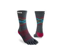 Calze Injinji Trail Midweight Crew grigio rosso blu - L