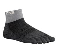 Calze da trail mini-crew Injinji Nero 47,5 plus