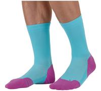 Calze da trail running Monnet CHAUSSETTE FREE RUN (BLU/VIOLA) Unisex 39-40
