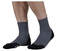 Calze da trail/running Monnet MID RUN ULTRA 2 (GRIGIO/NERA) 39-40