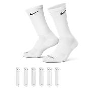 Calze da training Nike Everyday Plus Cushioned di media lunghezza (6 paia) - Bianco 46-50