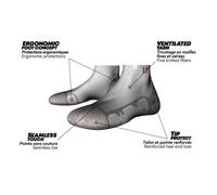 Calze da trekking basse Monnet Chaussette Trek Lin Basse (GRIGIO BIANCO) 45-46