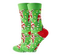 Calze da uomo a forma di cartone animato, per danza di Babbo Natale, pupazzo di neve, calze da donna, calze estive, Gn1, Taglia unica