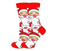 Calze da uomo a forma di cartone animato, per danza di Babbo Natale, pupazzo di neve, calze da donna, calze estive, bianco, Taglia unica