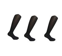 Calze da uomo cotone e caldo cotone in taglia unica lunghe corte tinta unita fantasia vari modelli (Calza lunga, Caldo cotone tinta unita, 3)