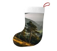 Calze decorative di Natale WHJSHOP Abete nella Valle Modello per Festa di Natale