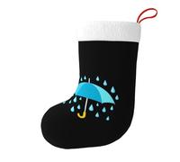 Calze decorative natalizie WHJSHOP A Safe Haven from The Rain Pattern per festa di Natale