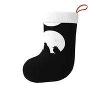 Calze decorative natalizie WHJSHOP Birds al chiaro di luna per feste di Natale