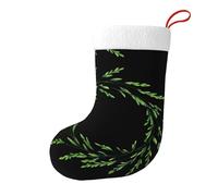 Calze decorative natalizie WHJSHOP rami di salice e ghirlande modello per feste di Natale