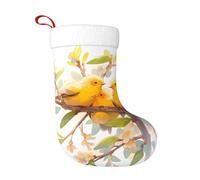 Calze decorative natalizie WHJSSF Little rigogolo su rami di salice Modello per decorare uffici e alberi di Natale, Halloween e riunioni di vacanza