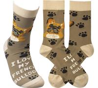 Calze Del Bulldog Francese I Love My Dog