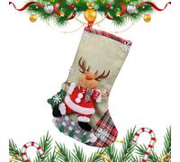 Calze di Babbo Natale, sacchetti regalo con Babbo Natale, pupazzo di neve, alci, orso, calze, sacchetto regalo, tema natalizio, sacchetto regalo fatto a mano, Anulely