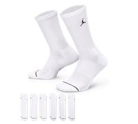 Calze di media lunghezza ammortizzate Jordan Everyday (6 paia) - Bianco 42-46