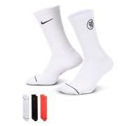 Calze di media lunghezza ammortizzate Nike Total 90 per tutti i giorni (3 paia) - Multicolore 38-42