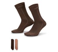 Calze di media lunghezza leggere Nike Everyday Plus - Donna (2 paia) - Multicolore 42-46