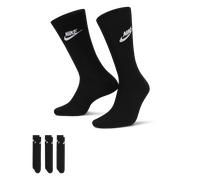 Nike - Everyday Essential - Confezione da 3 paia di calzini neri-Nero S