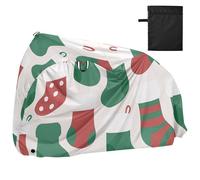 Calze di Natale Modello Copertura Della Bici All'aperto Resistente ai Uv Esercizio Bike Copertura Accessori B