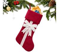Calze Di Natale per Dolci in Velluto con Design a