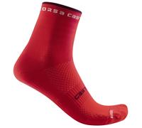 Castelli rosso corsa 11 rosso calze donna