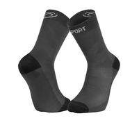 Calze doppie BV sport SOCQUETTE DOUBLE GR ''HAUTE - MERINOS'' (ANTRACITE) 45-47