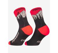Calze Dynafit Traverse Mid nero rosso vivo - 43-46