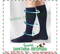 Calze elastiche 140 cotone 18-21 mmHg gambaletti compressione graduata tg. 36-37