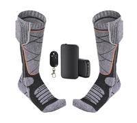 Calze Elettriche Controllo Temperatura a 3 Livelli Scaldapiedi Invernale | Riscaldanti per Clima Freddo Per Lavoro Esterno, Campeggio, Pesca, Caccia, Trekking, Ciclismo, Passeggiate